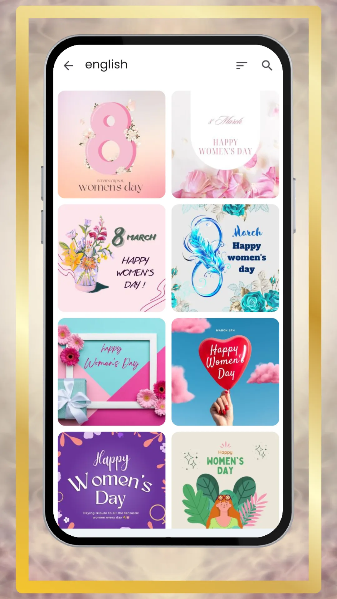 happy womens day wishes 2024 | Indus Appstore | Screenshot