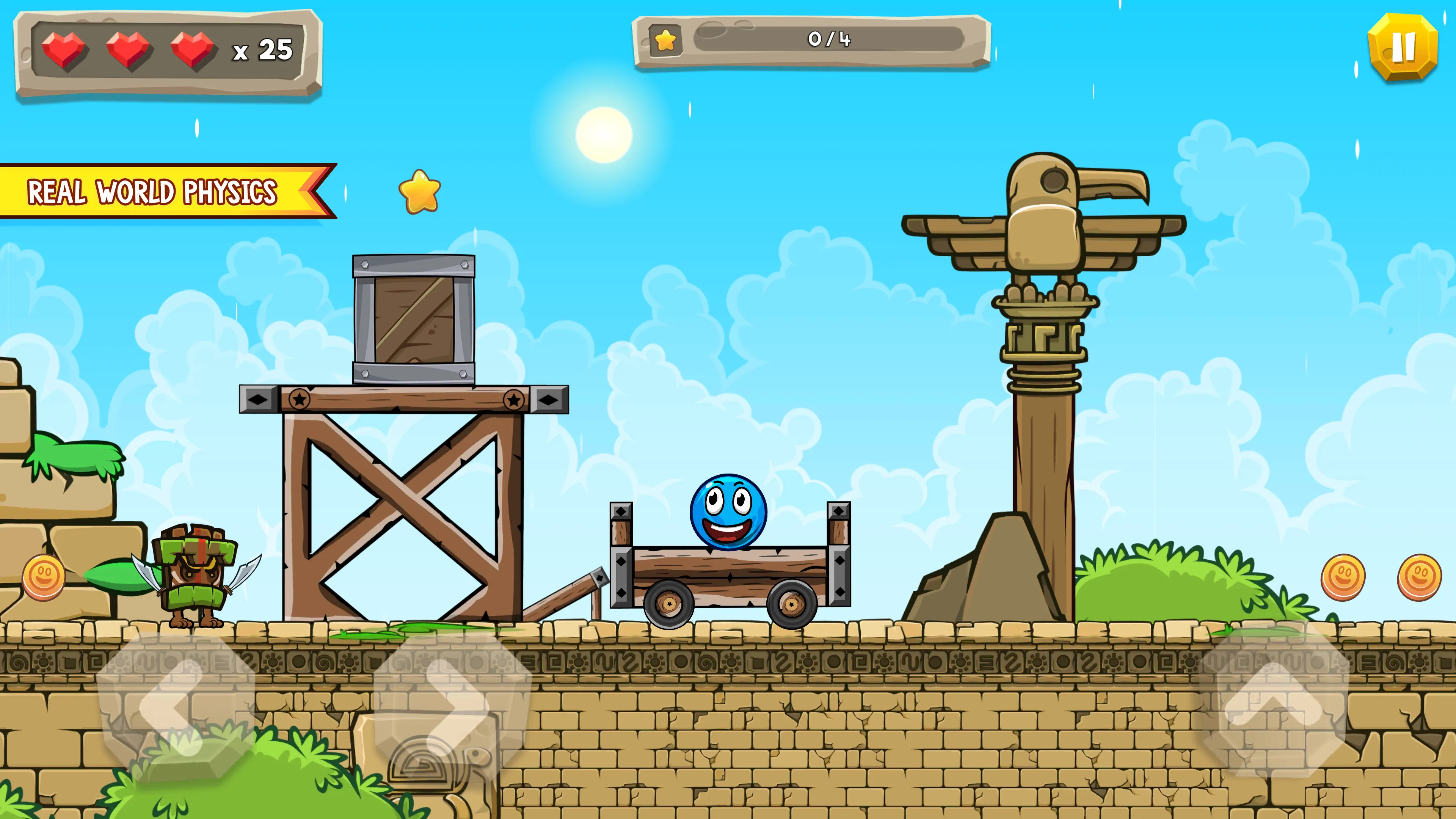 Blue Ball 11: Bounce Adventure | Indus Appstore | Screenshot