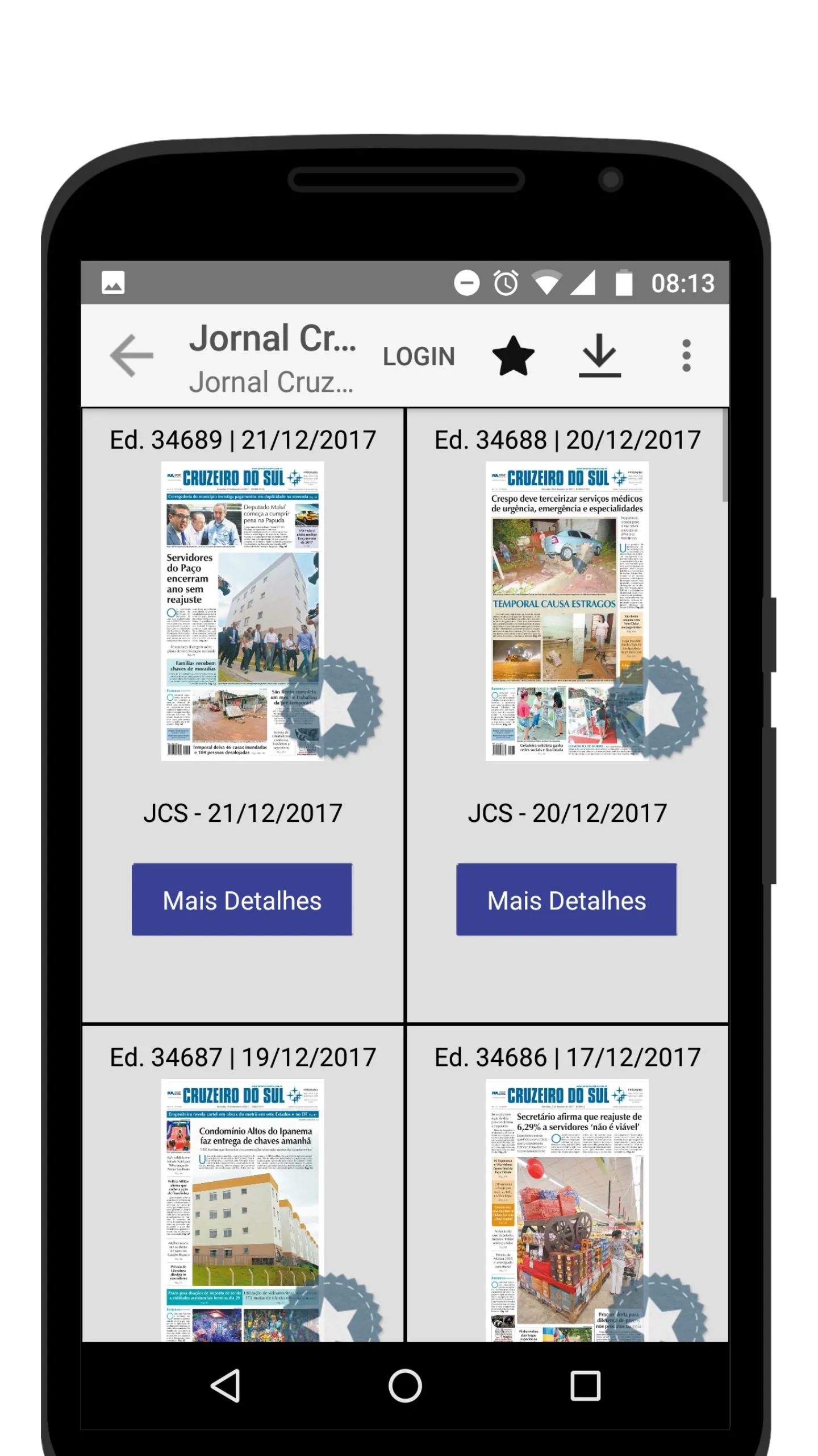 Jornal Cruzeiro do Sul Digital | Indus Appstore | Screenshot