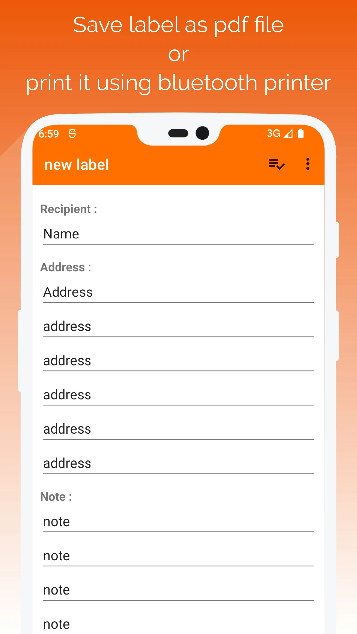 Shipping Label Maker | Indus Appstore | Screenshot