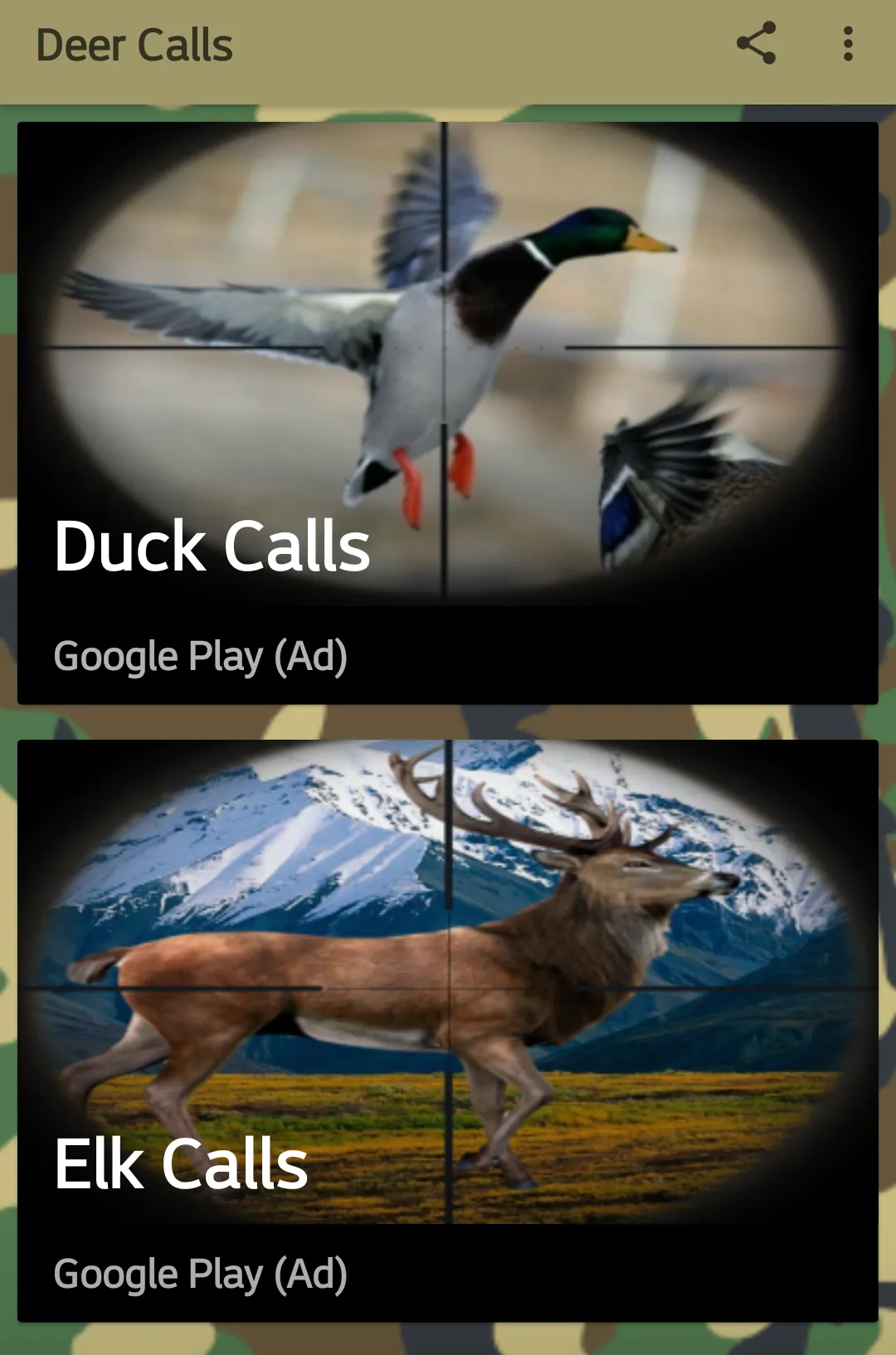 Deer Hunting Calls Soundboard | Indus Appstore | Screenshot