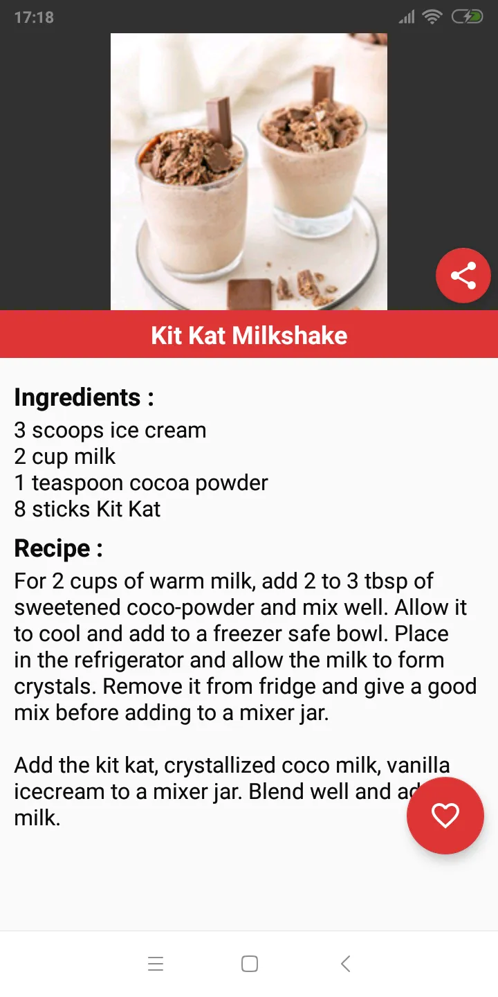 Milkshake Recipes | Indus Appstore | Screenshot