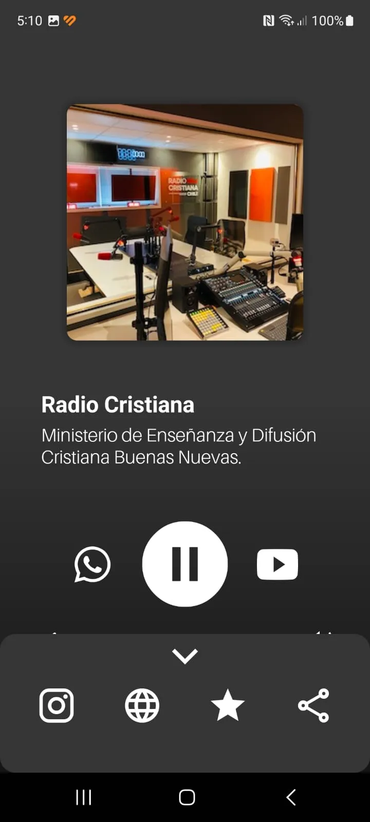 Radio Cristiana Chile | Indus Appstore | Screenshot