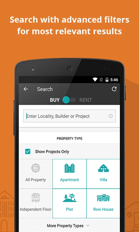 CommonFloor Property Search | Indus Appstore | Screenshot