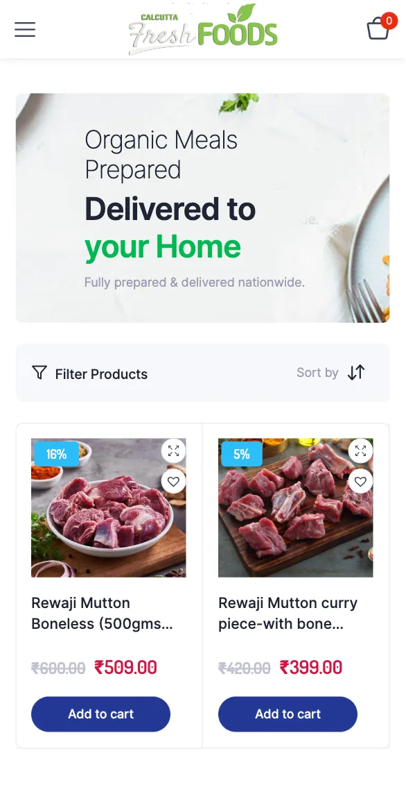 Calcutta Fresh Foods Fish&Meat | Indus Appstore | Screenshot