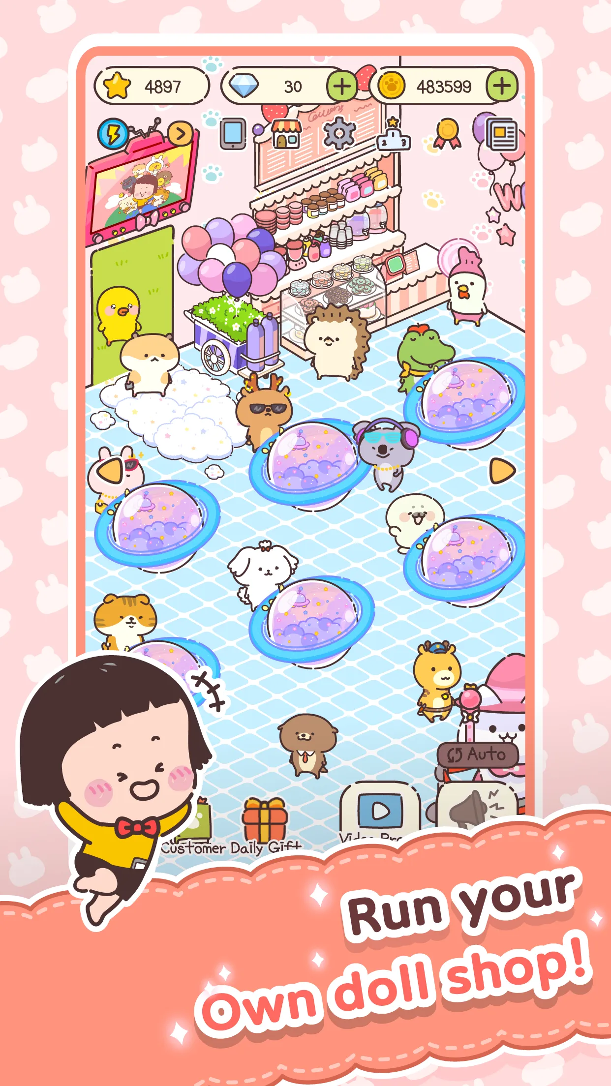 Animal Doll Shop - Cute Tycoon | Indus Appstore | Screenshot