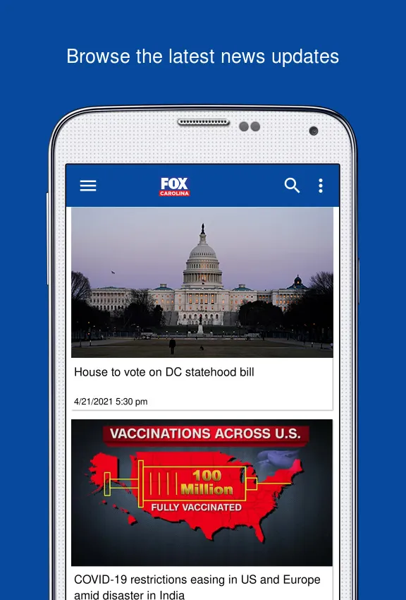 FOX Carolina News | Indus Appstore | Screenshot