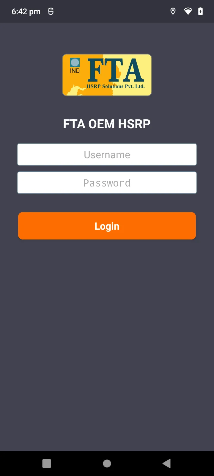 FTA OEM HSRP | Indus Appstore | Screenshot
