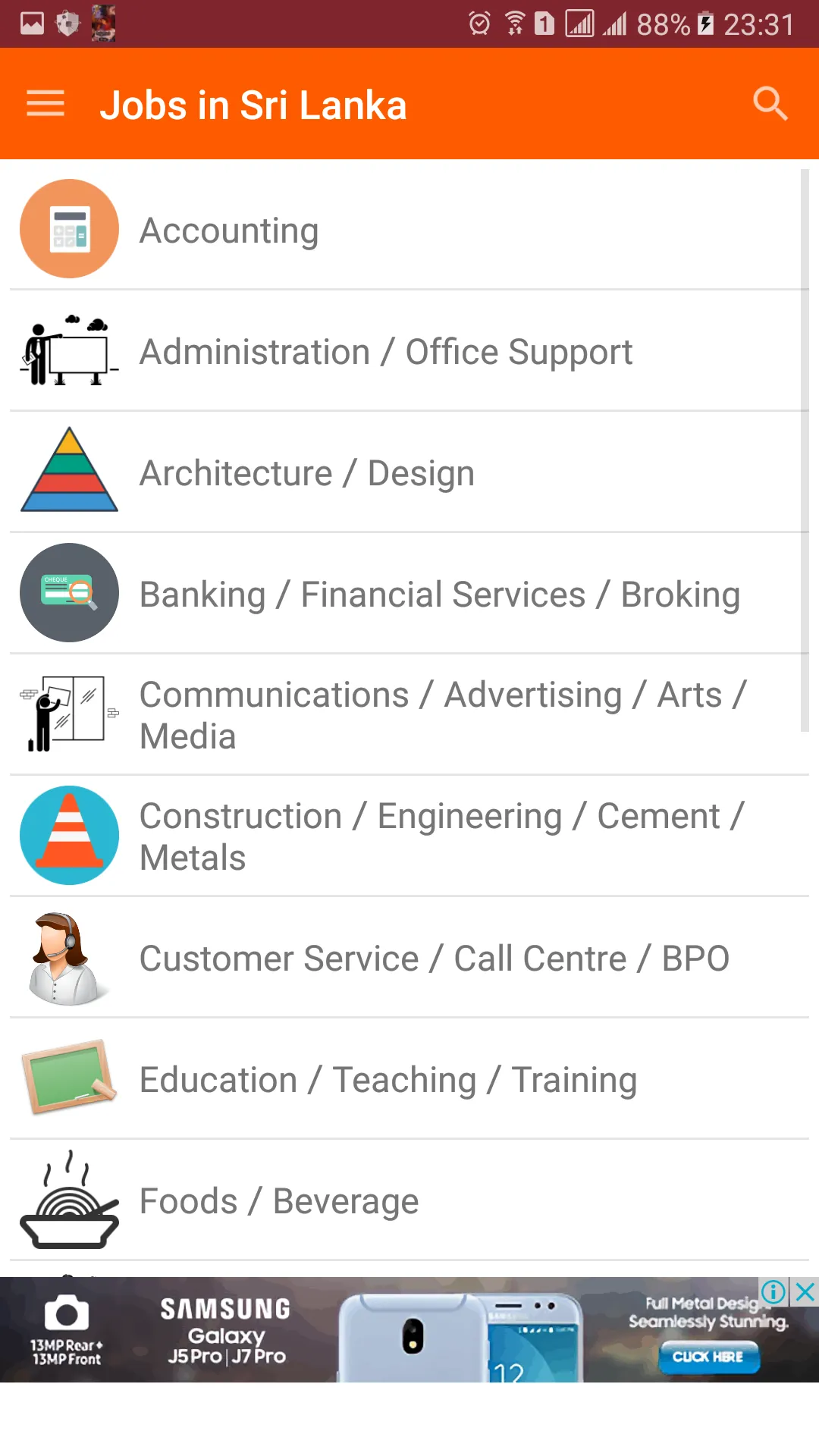 Job Vacancies in Sri Lanka | Indus Appstore | Screenshot