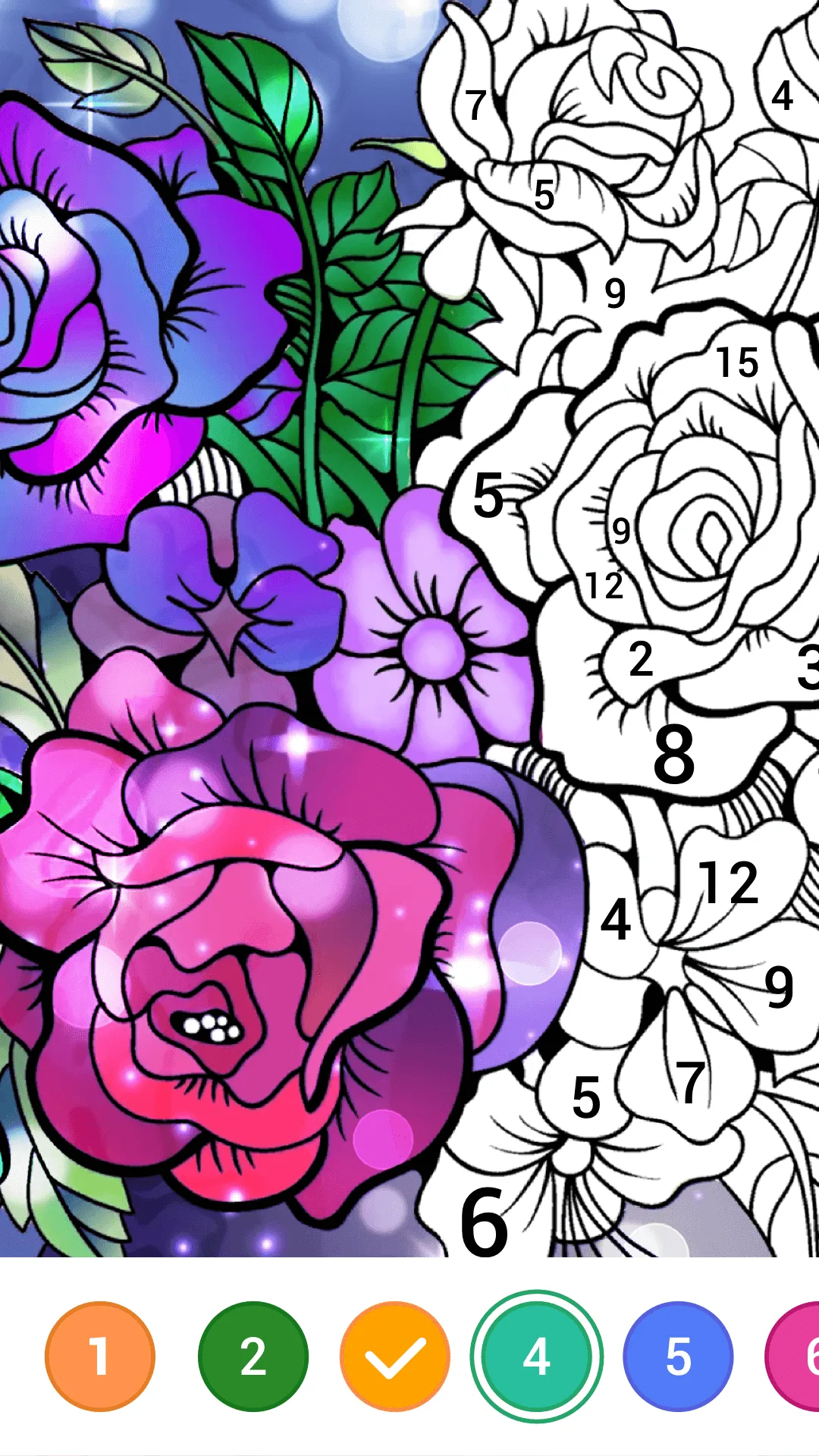 Magic Paint: Color by number | Indus Appstore | Screenshot