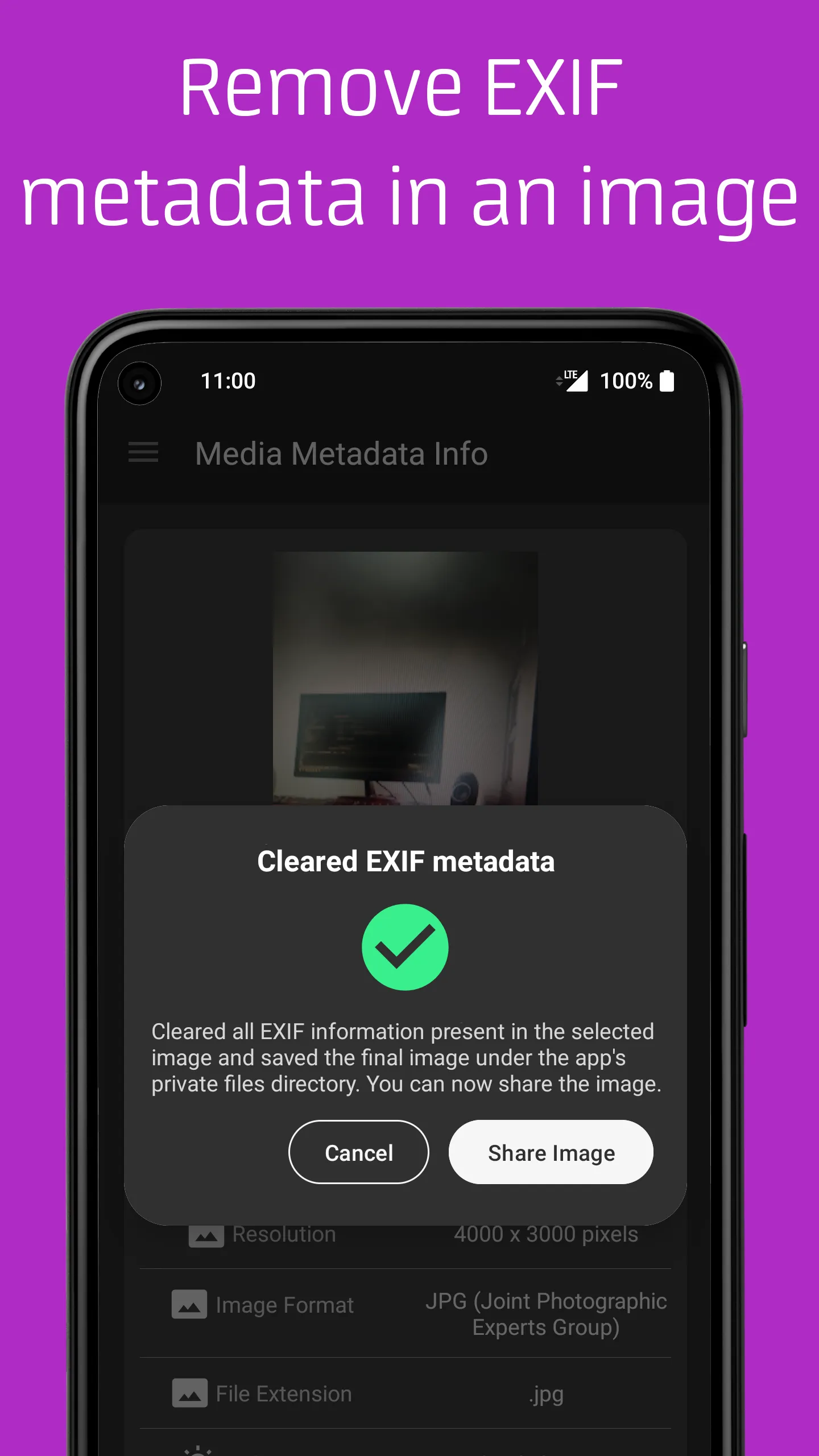 Media Metadata Info: EXIF Info | Indus Appstore | Screenshot