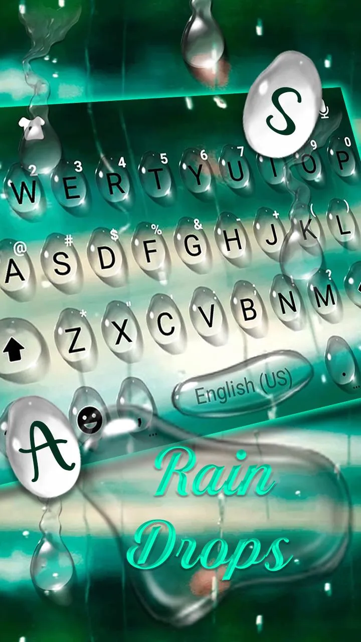 Water Raindrops 2 Keyboard The | Indus Appstore | Screenshot