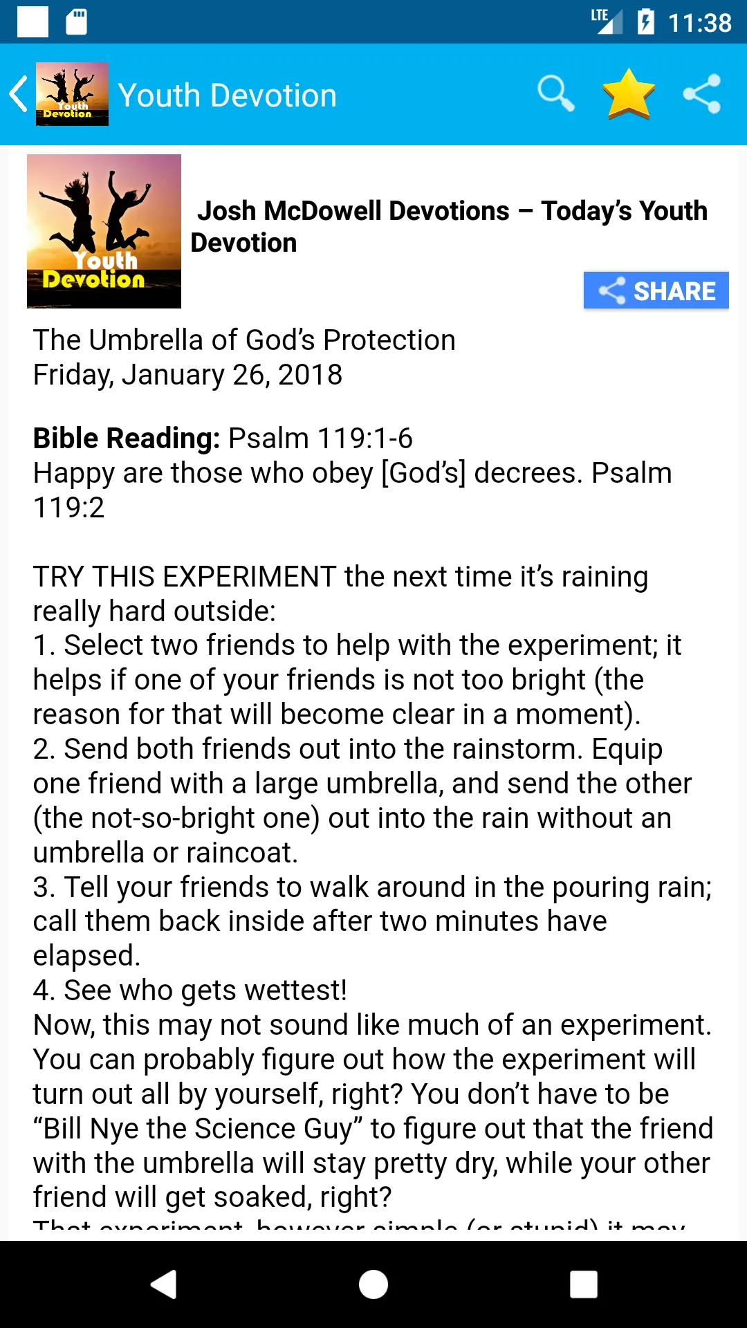 Daily Youth Devotion | Indus Appstore | Screenshot