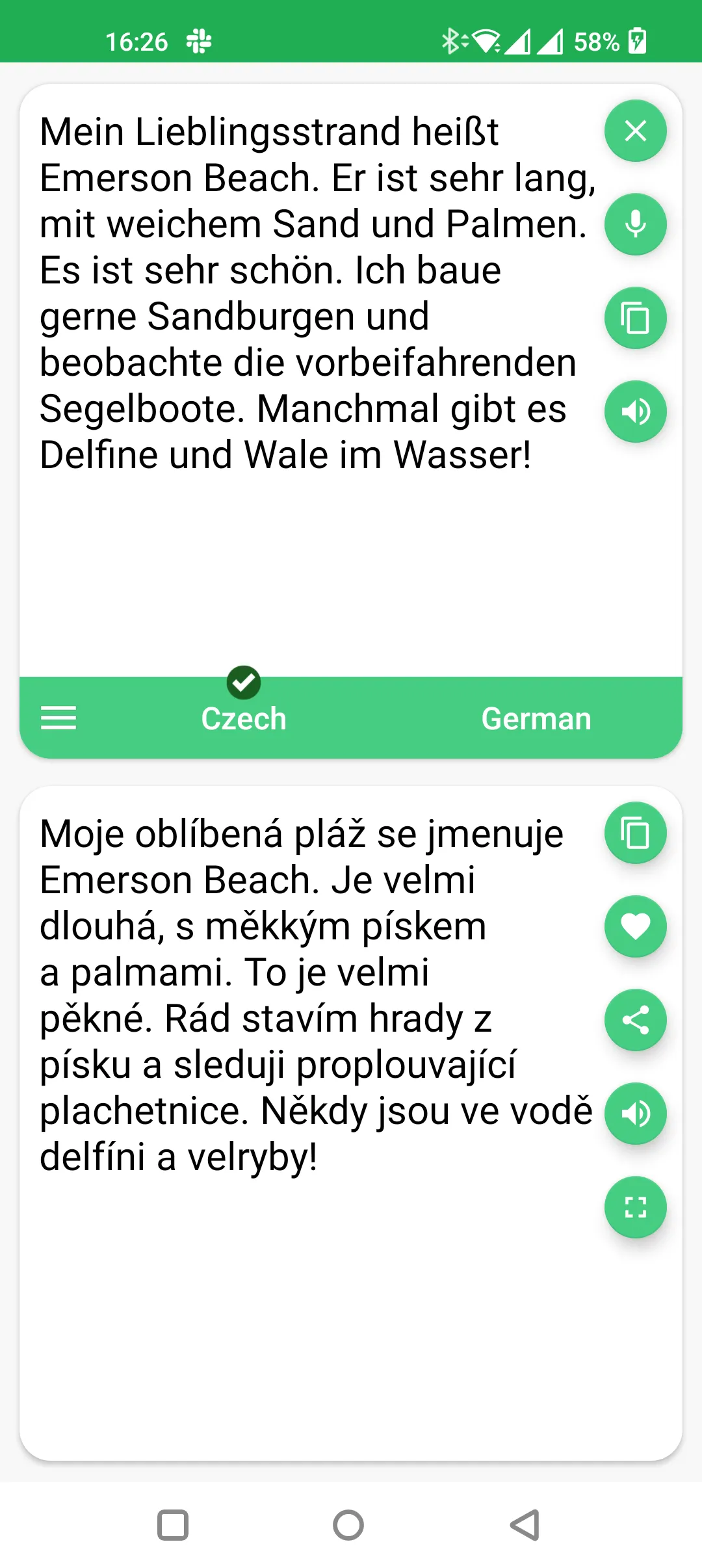 Czech - German Translator | Indus Appstore | Screenshot