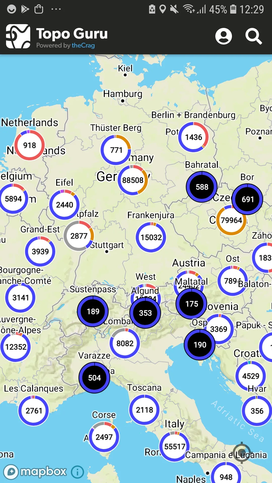 Topo Guru x theCrag | Indus Appstore | Screenshot