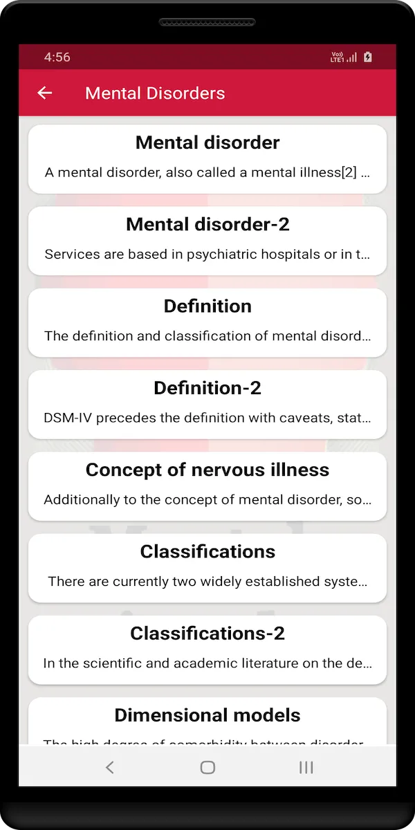 Mental Disorders | Indus Appstore | Screenshot