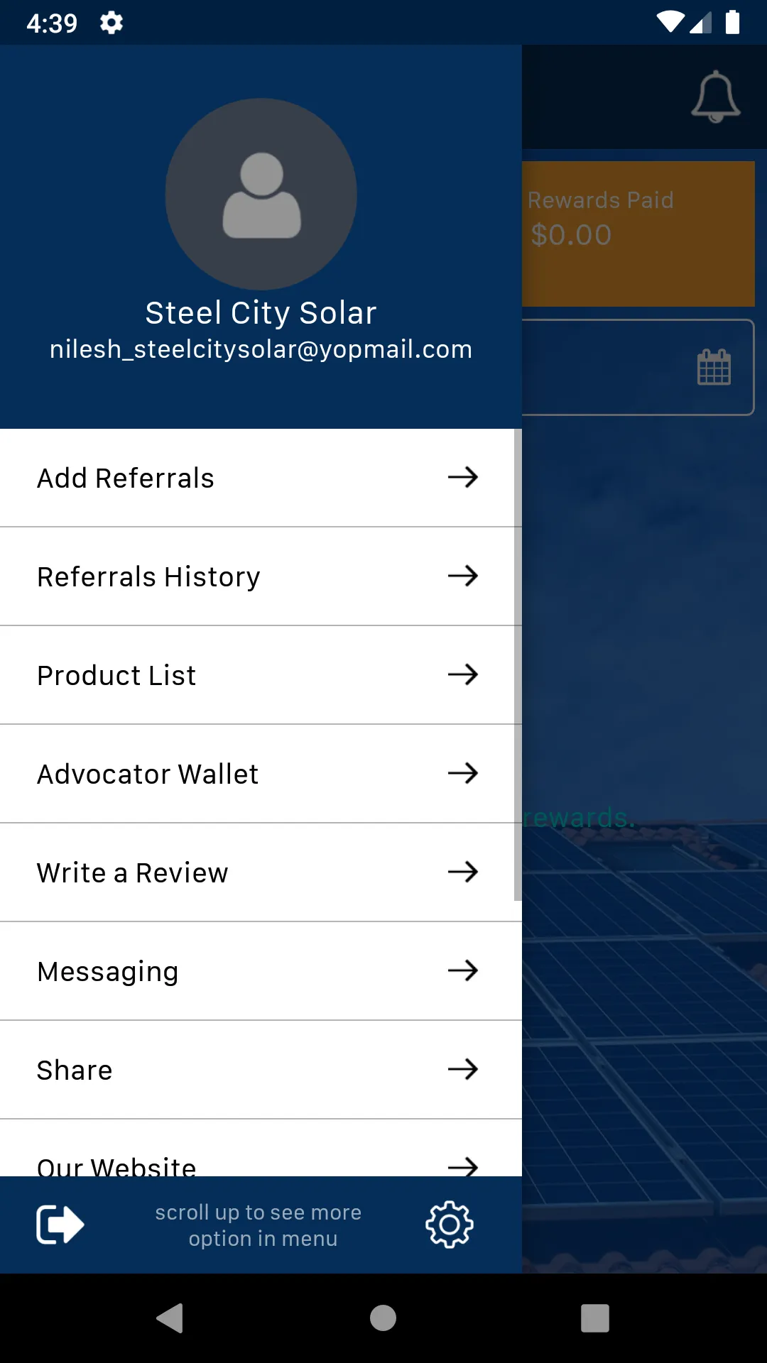 Steel City Solar | Indus Appstore | Screenshot