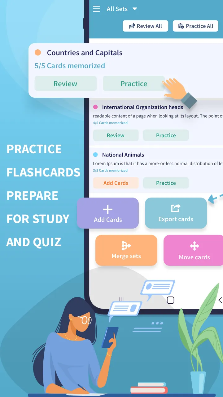 Practice Flashcards – Prepare  | Indus Appstore | Screenshot