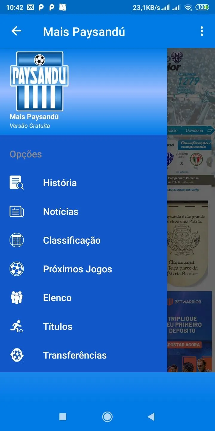 Mais Paysandu | Indus Appstore | Screenshot