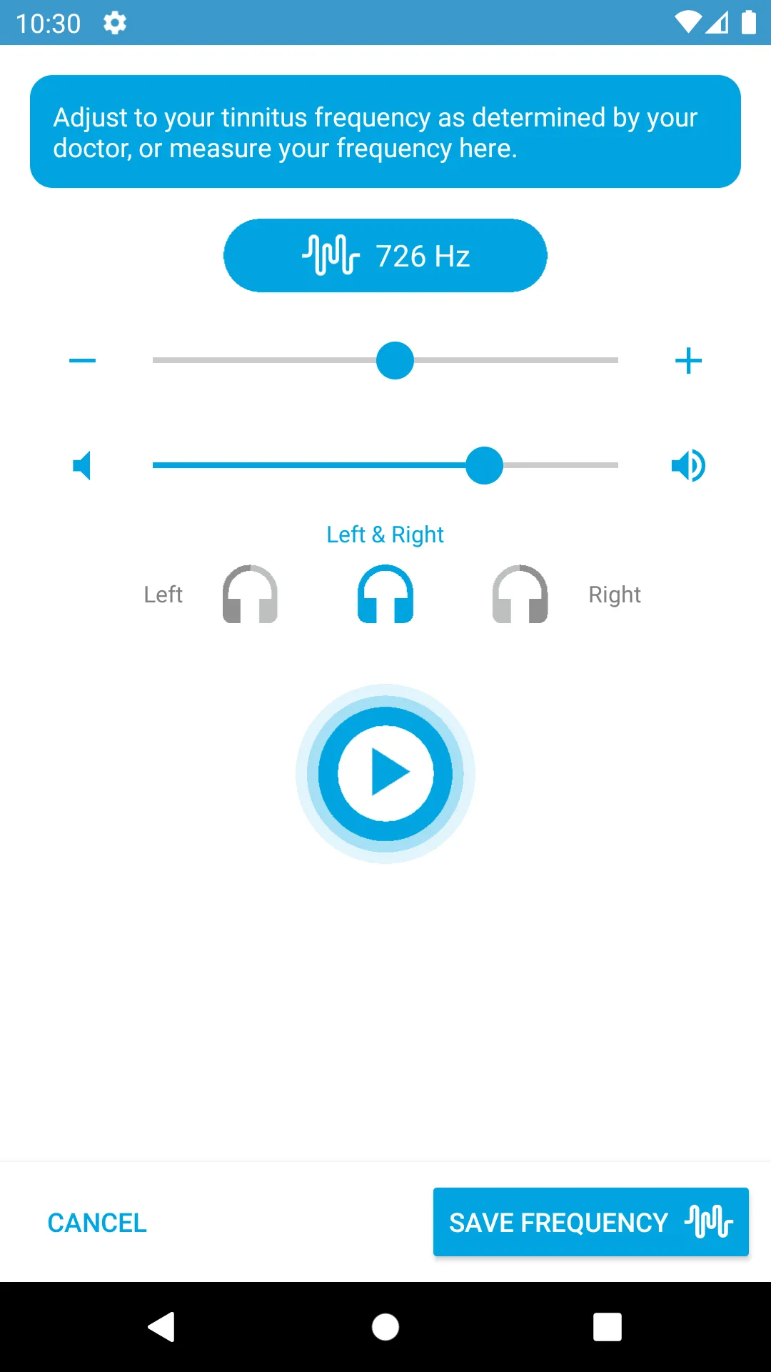 Tinnitus App by Cleanhearing | Indus Appstore | Screenshot