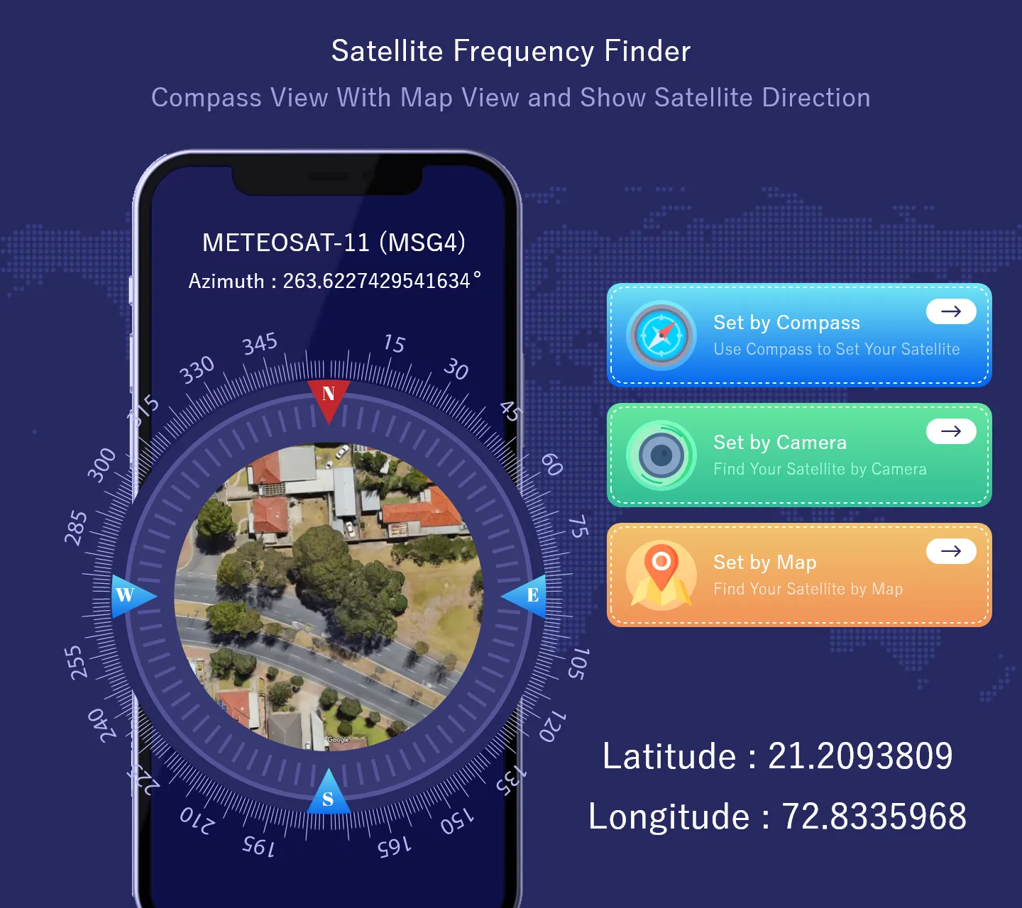 Satellite Frequency Finder | Indus Appstore | Screenshot