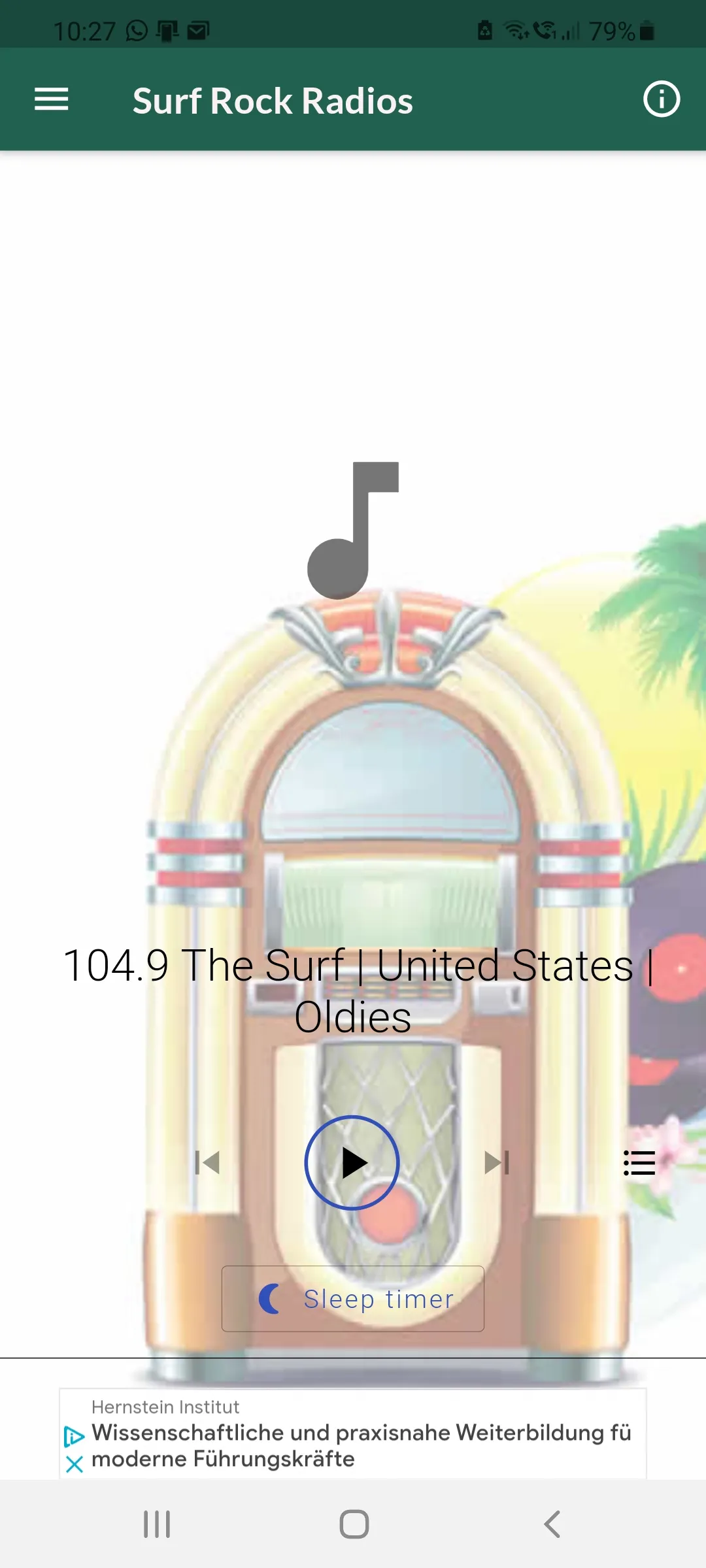 Surf Rock Radio Stations | Indus Appstore | Screenshot