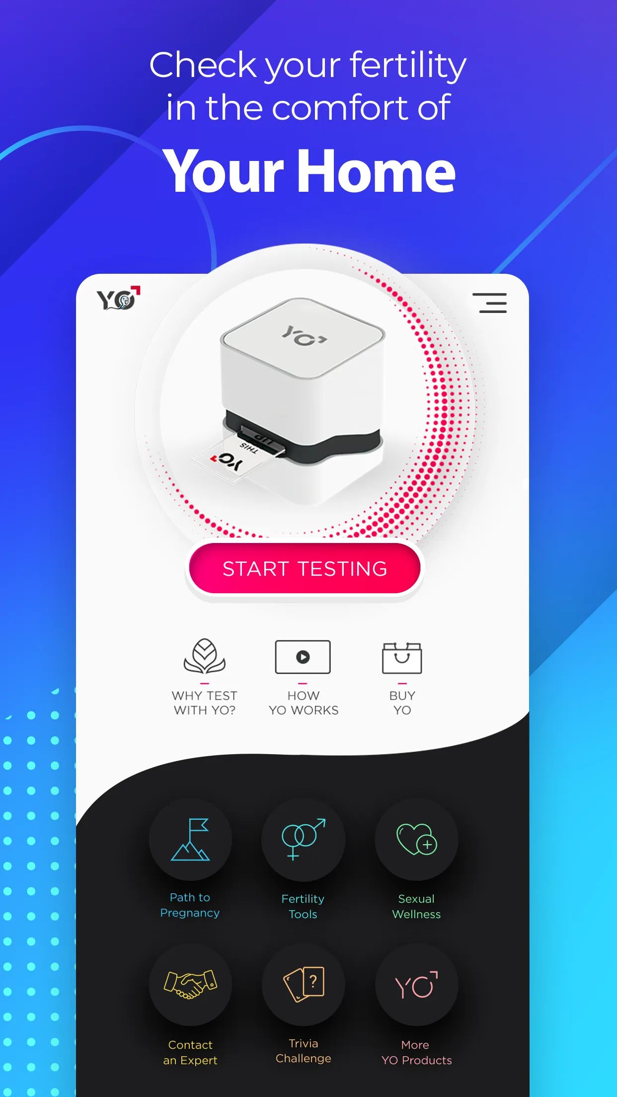 YO Sperm Test 2.0 Wi-Fi | Indus Appstore | Screenshot