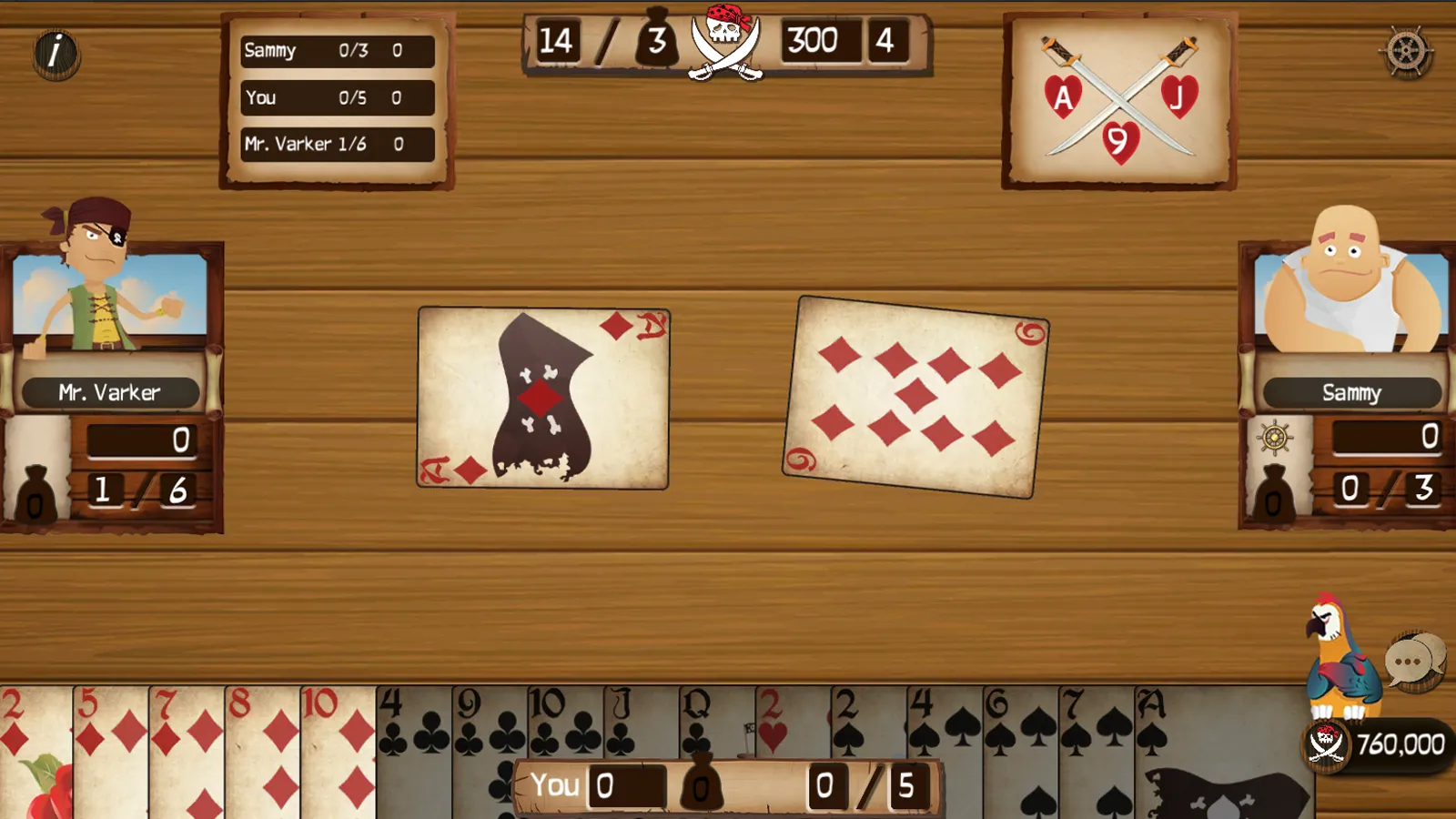 Spades Cutthroat Pirates | Indus Appstore | Screenshot