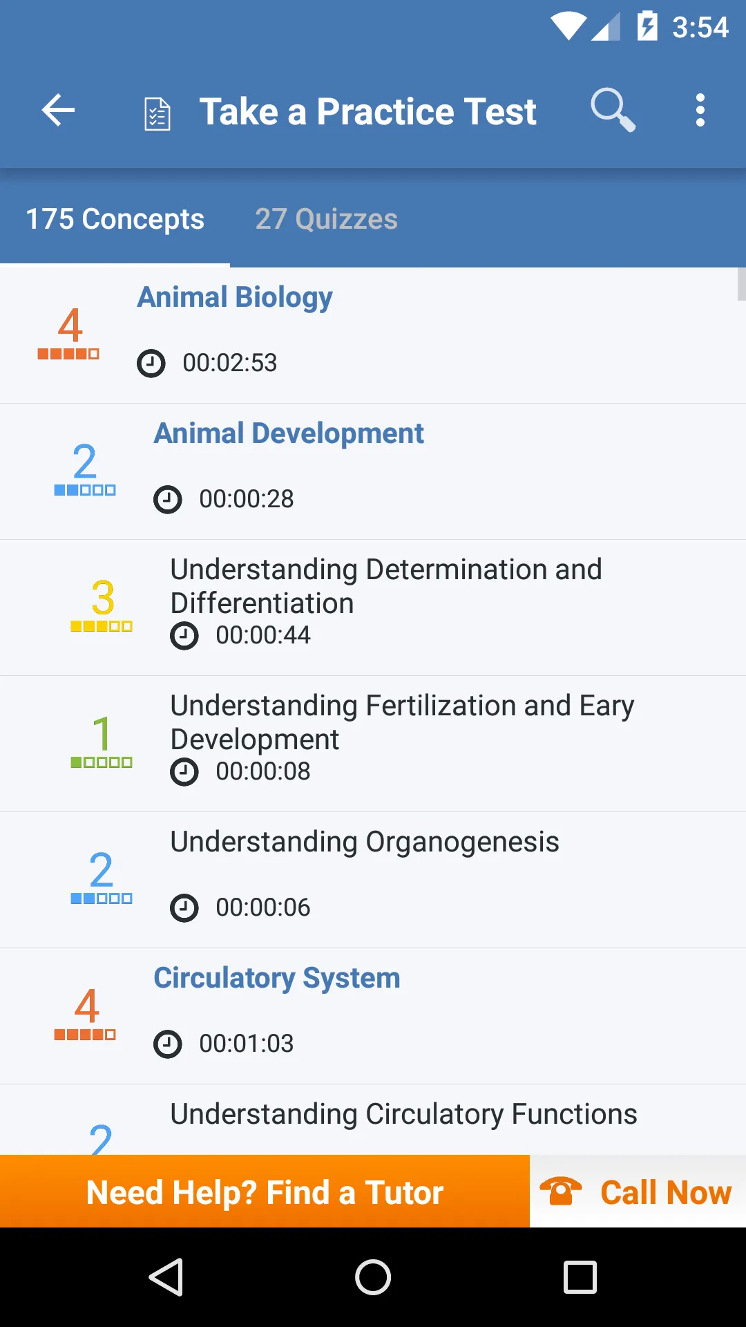 GRE Biology Practice & Prep | Indus Appstore | Screenshot