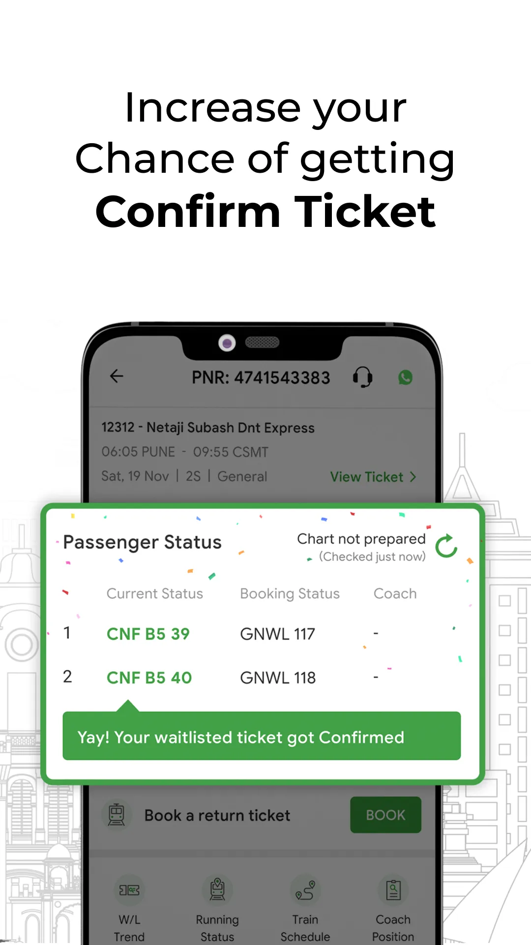 ConfirmTkt: Train Booking App | Indus Appstore | Screenshot