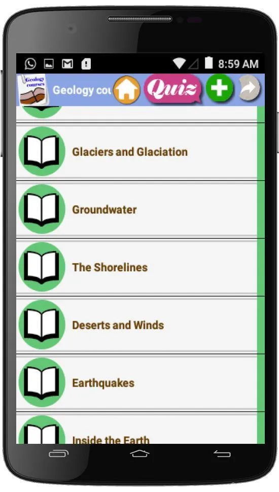 Geology courses | Indus Appstore | Screenshot