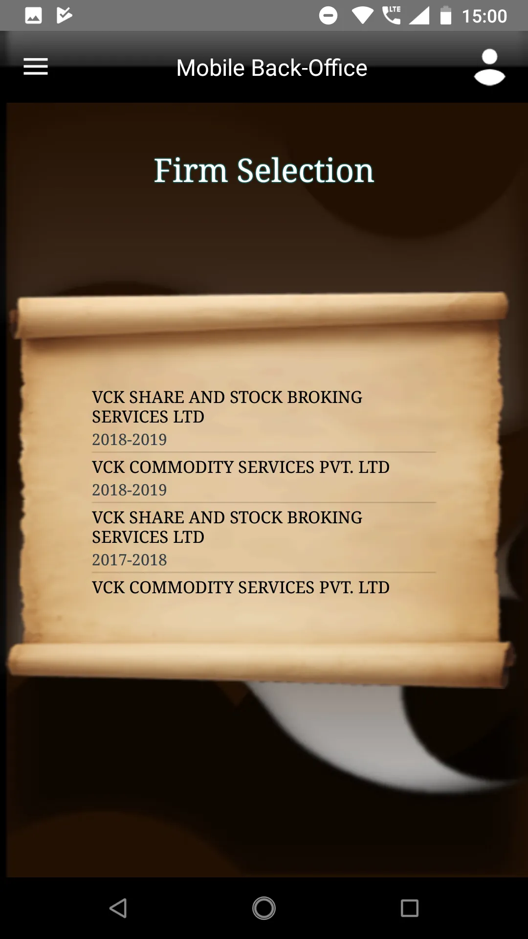 VCK Backoffice | Indus Appstore | Screenshot