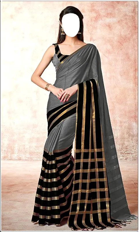 Women Cotton Sarees Photo Suit | Indus Appstore | Screenshot