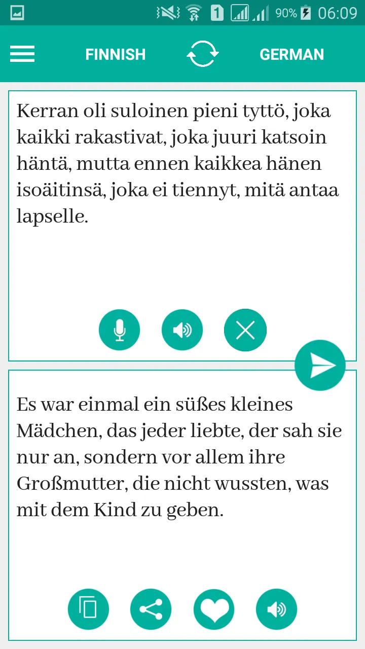 Finnish German Translator | Indus Appstore | Screenshot