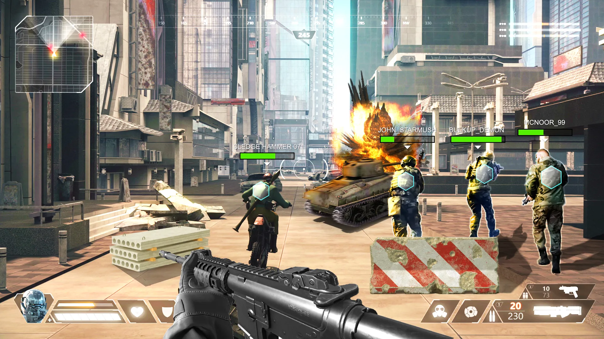 Fire shot : 4v4 Campaign | Indus Appstore | Screenshot