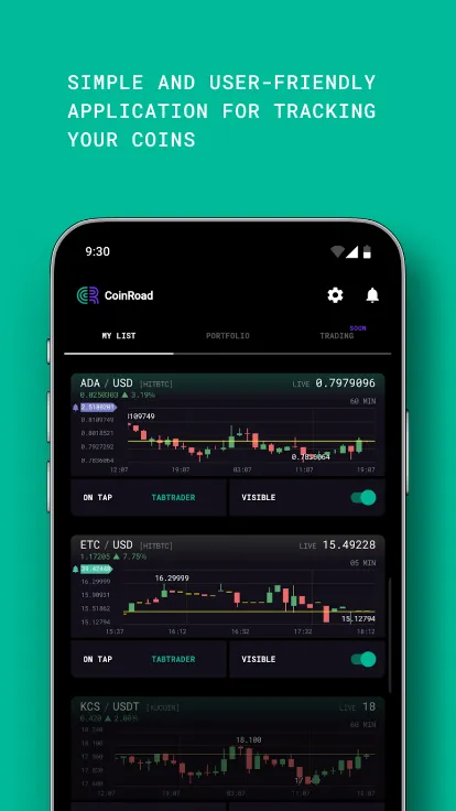 CoinRoad - cryptos and bitcoin | Indus Appstore | Screenshot