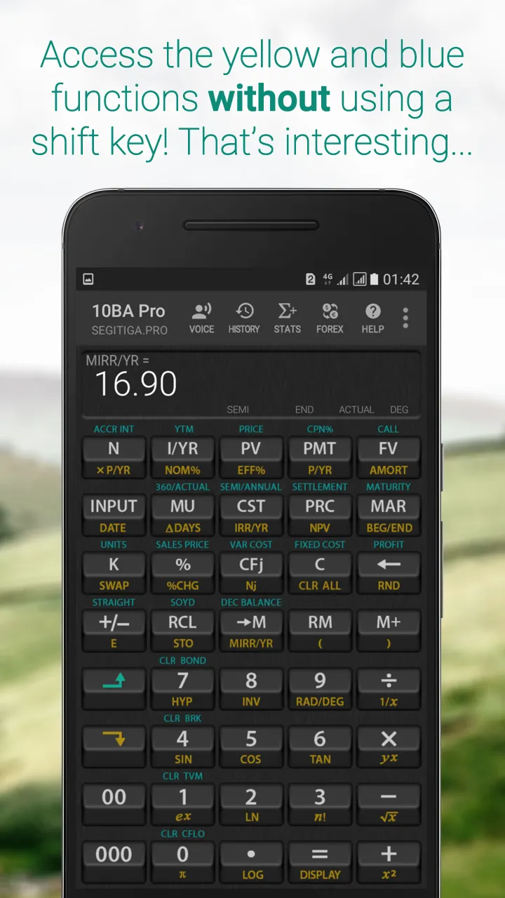 10BA Pro Financial Calculator | Indus Appstore | Screenshot