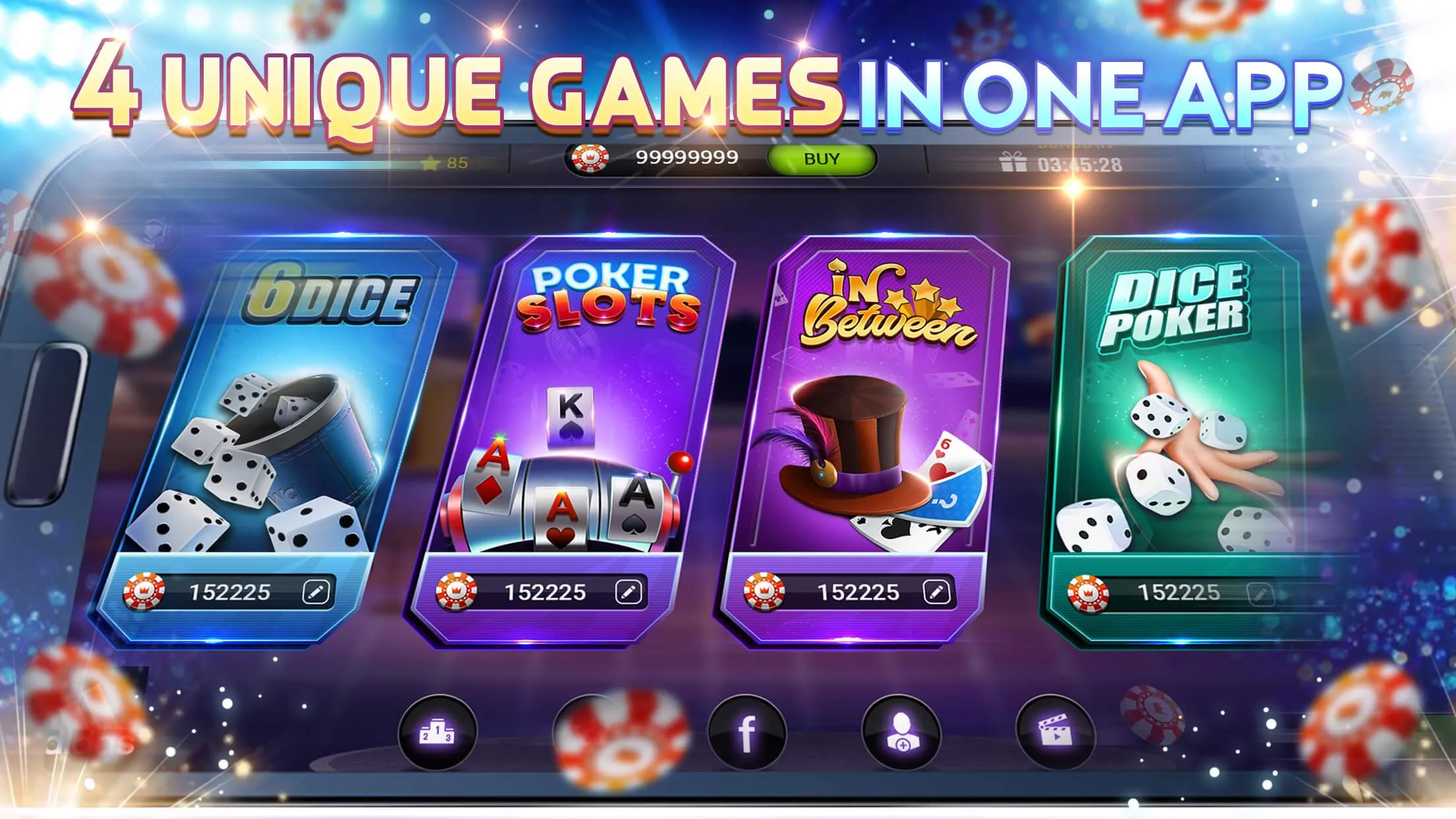 Casino SLOTs,Dice & Card Games | Indus Appstore | Screenshot