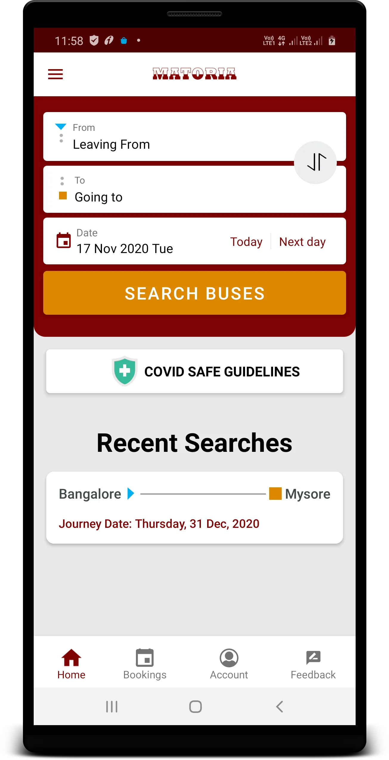 MATORIA BUS | Indus Appstore | Screenshot