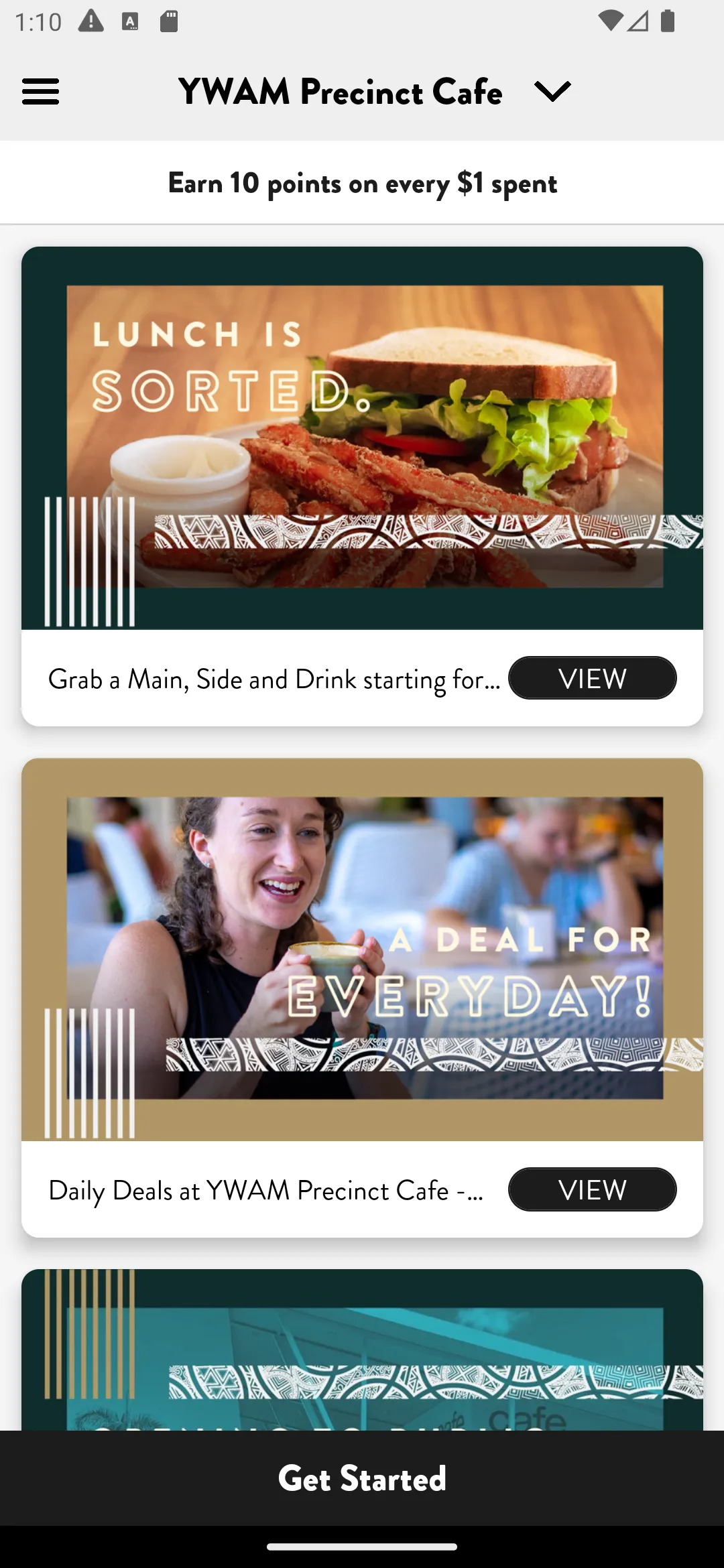 YWAM Precinct Cafe | Indus Appstore | Screenshot