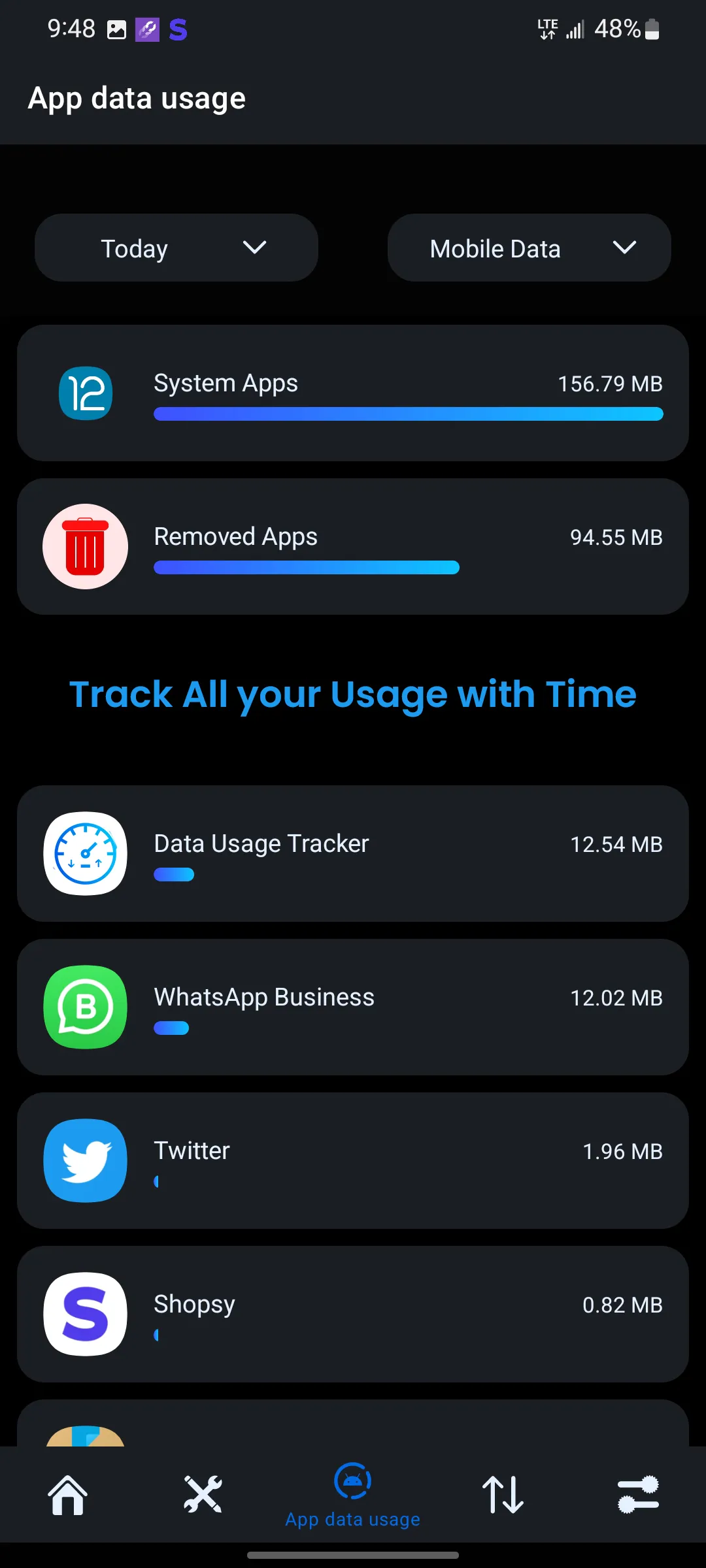 Data Usage Tracker - All in 1 | Indus Appstore | Screenshot