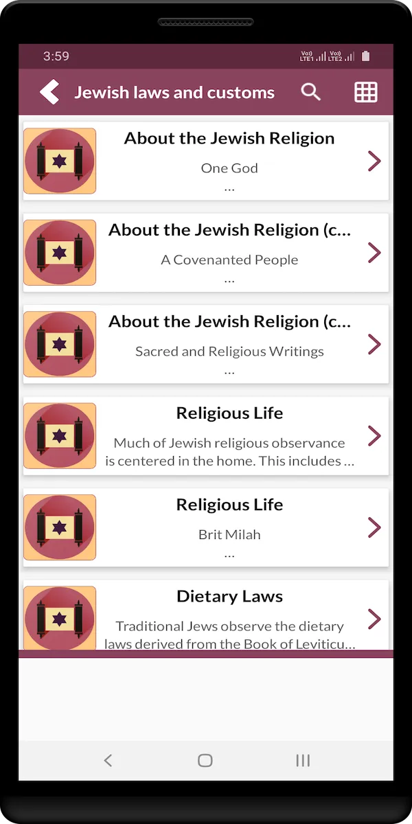 Jewish laws and customs | Indus Appstore | Screenshot