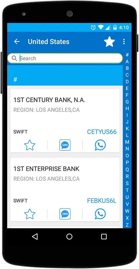 Bank SWIFT Code: 200+Countries | Indus Appstore | Screenshot