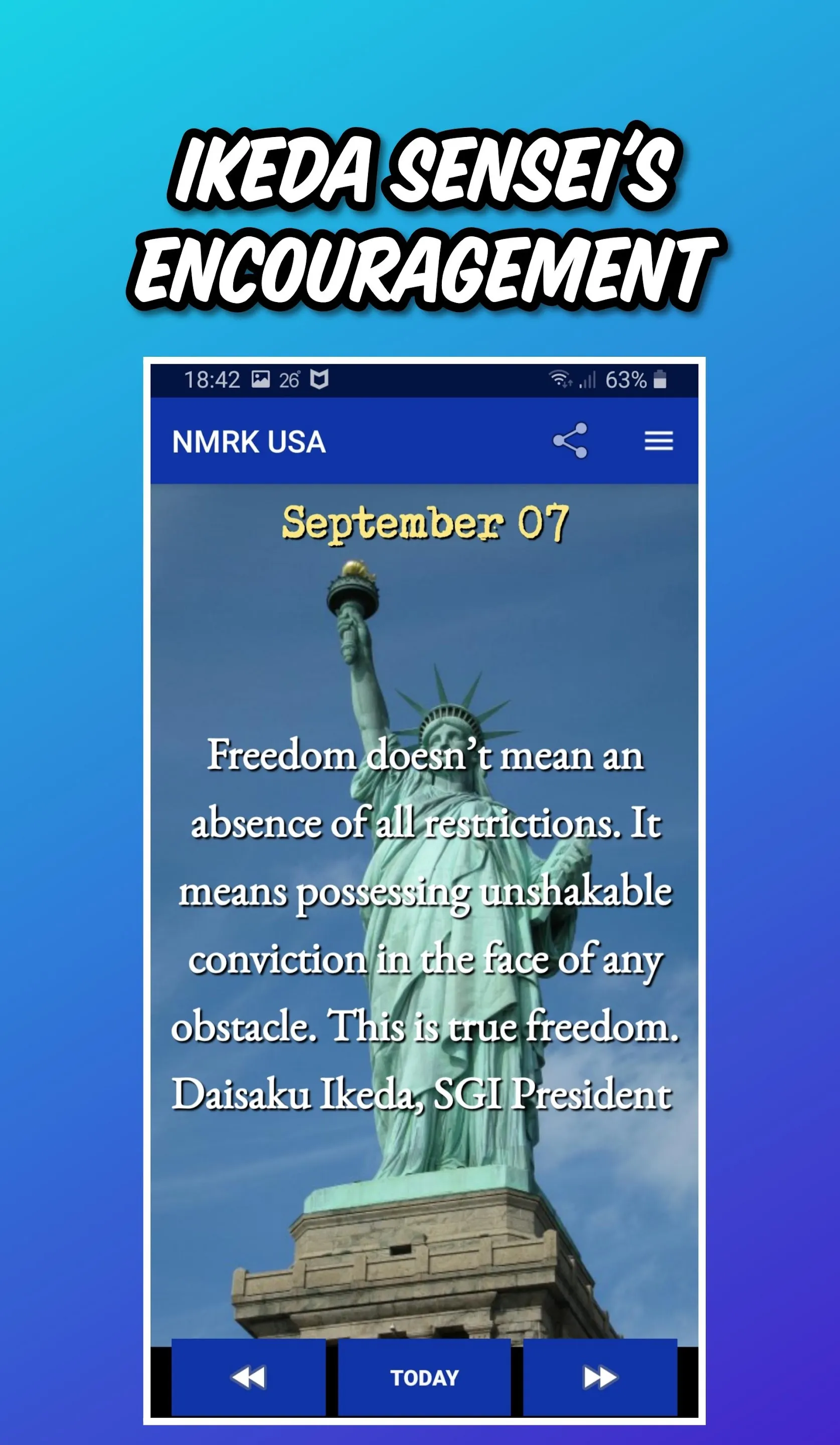 NMRK USA | for SGI-USA members | Indus Appstore | Screenshot