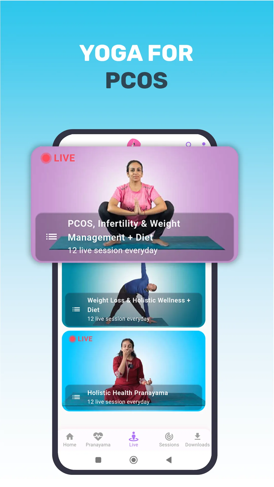 Yog4Lyf: Yoga for weight loss | Indus Appstore | Screenshot