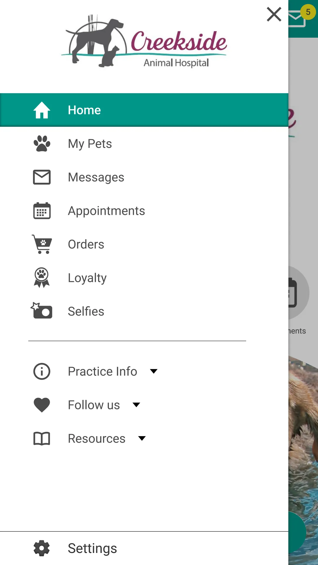 Creekside Animal Hospital | Indus Appstore | Screenshot