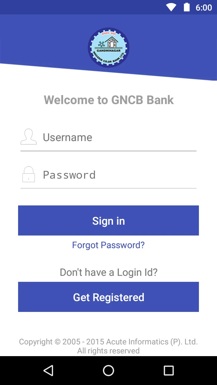 Gandhinagar Nagarik Bank | Indus Appstore | Screenshot