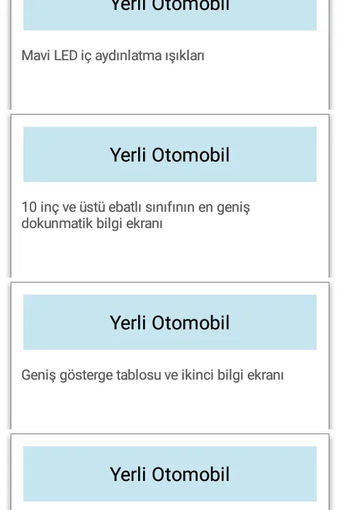 Yerli Otomobil | Indus Appstore | Screenshot