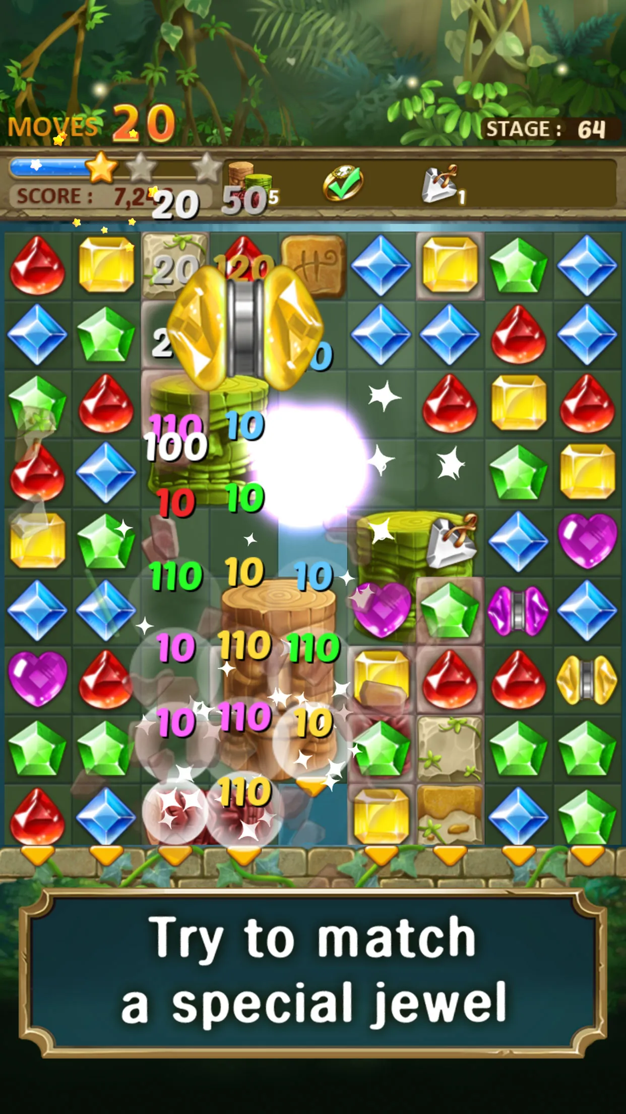 Jewels Jungle : Match 3 Puzzle | Indus Appstore | Screenshot