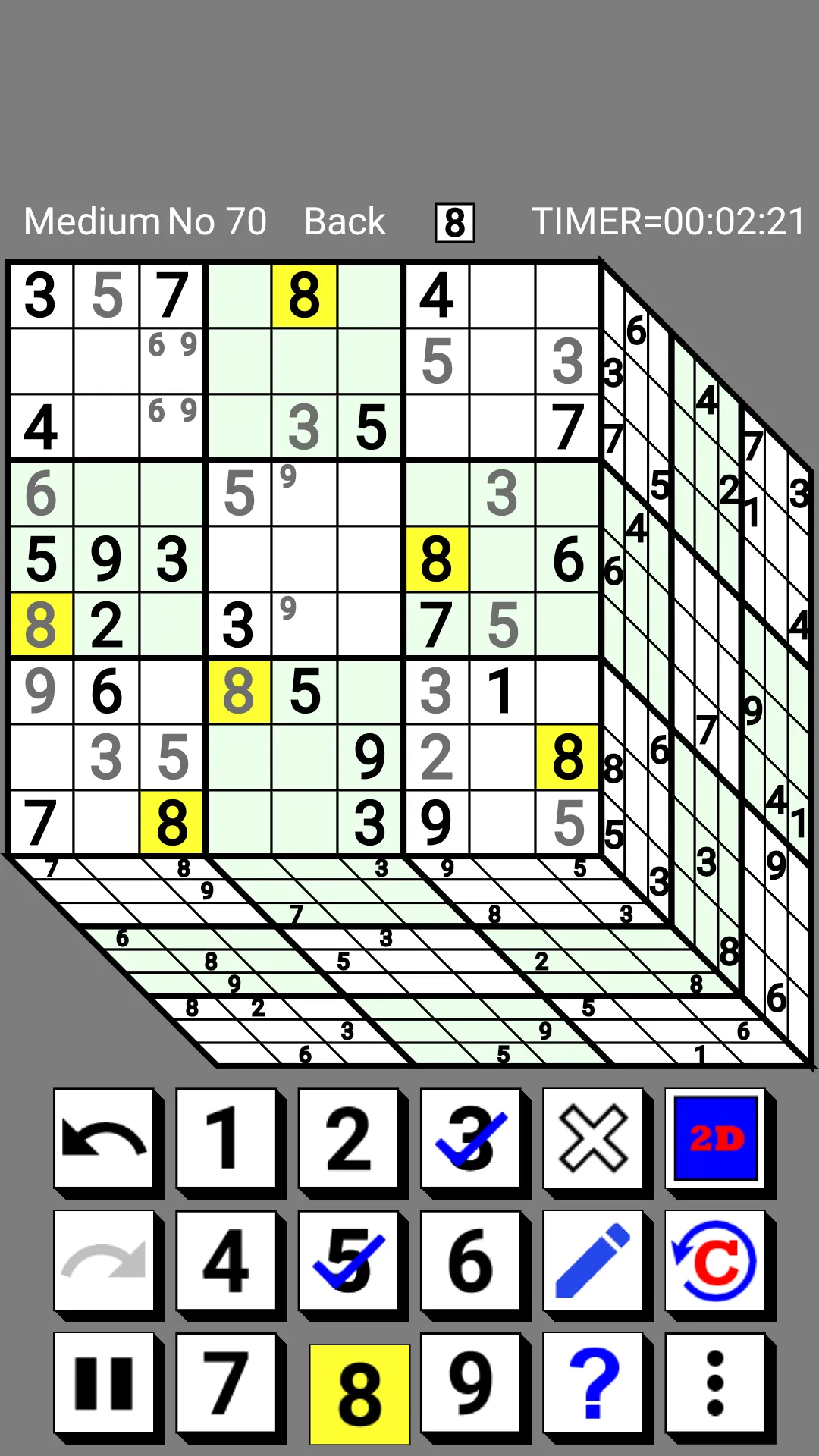 3D Number Place(3D Sudoku) | Indus Appstore | Screenshot